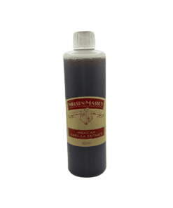 Fles natuurlijke vanille extract uit Mexico, 500 ml, te koop op een productpagina.