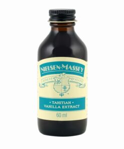 Nielsen-Massey Tahitiaans vanille-extract 60 ml op witte achtergrond