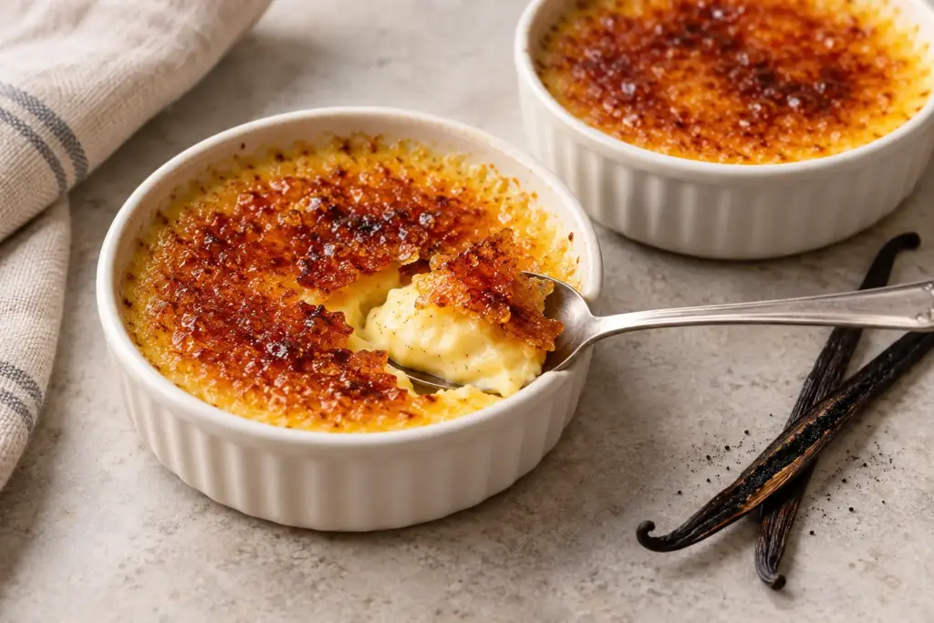 Klassieke crème brûlée met echte vanille